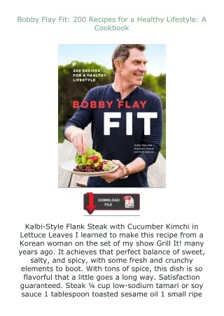 download⚡️ free (✔️pdf✔️) Bobby Flay Fit: 200 Recipes for a Healthy Lifestyle: A Cookbook