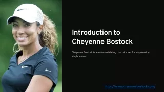 Dating advice for single women - Cheyenne Bostock