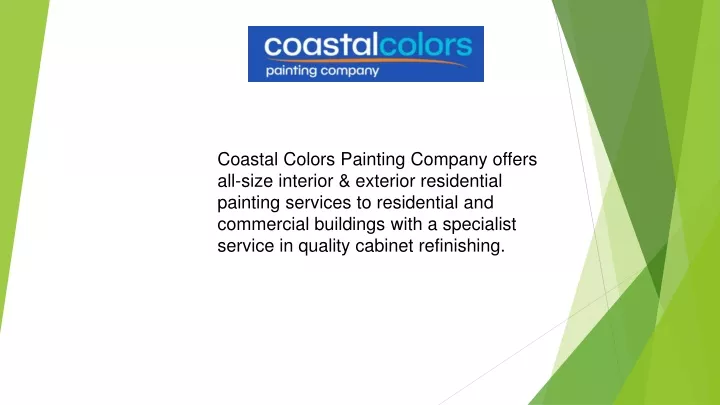 coastal colors painting company offers all size