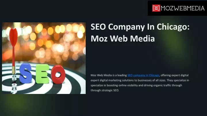 seo company in chicago moz web media