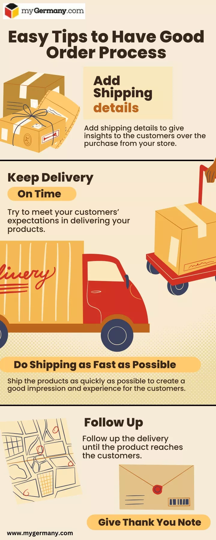 easy tips to have good order process