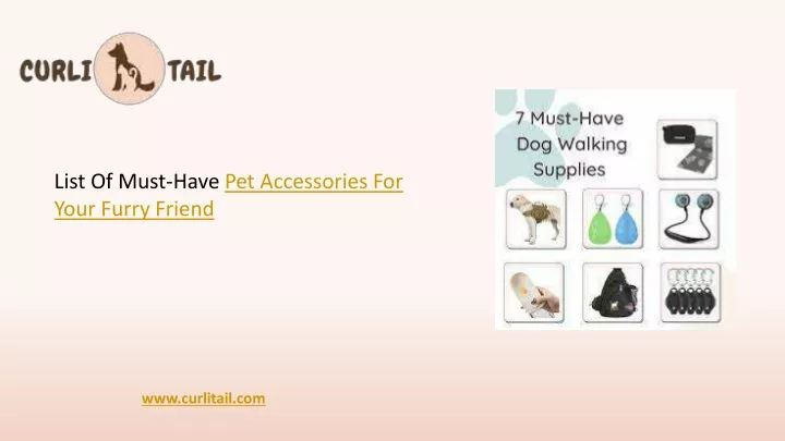 list of must have pet accessories for your furry