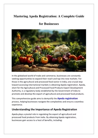 mastering apeda registration a complete guide