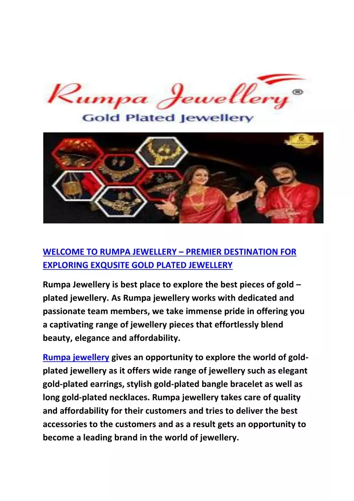 welcome to rumpa jewellery premier destination