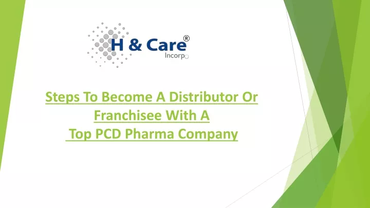 steps to become a distributor or franchisee with