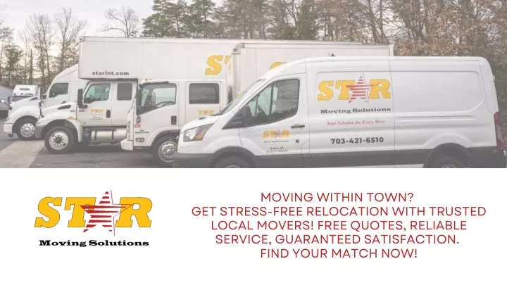 moving within town get stress free relocation