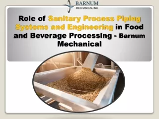 Exploring the Pros of Turnkey Process Systems - Barnum Mechanical