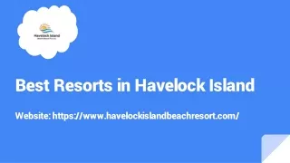 Best Resorts in Havelock Island