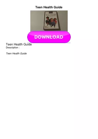 Teen-Health-Guide