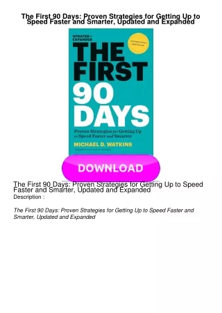 EBOOK The First 90 Days: Proven Strategies for Getting Up to Speed Faster and Smarter, Updated and Expanded
