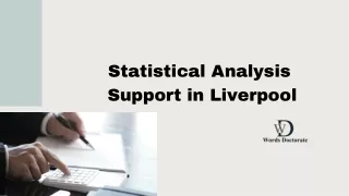 statistical analysis support in liverpool