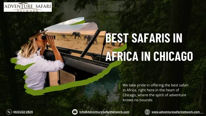 we take pride in offering the best safari