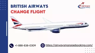 British Airways Flight Change:Step-by-Step Process