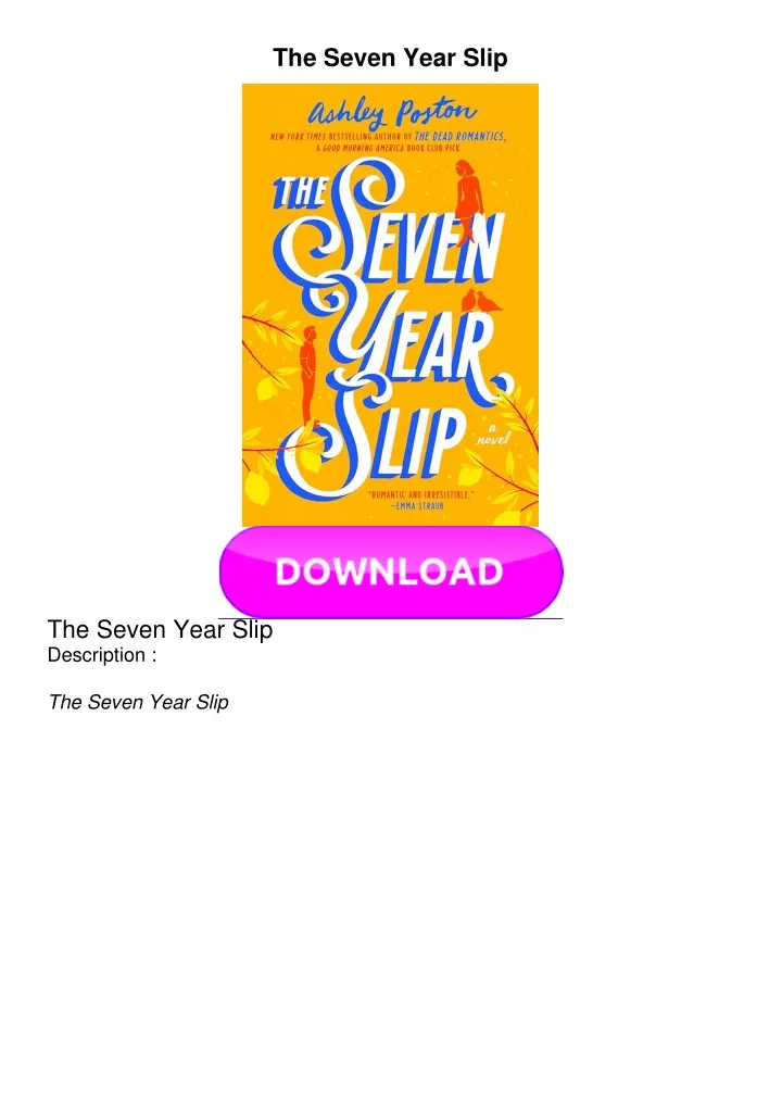 the seven year slip