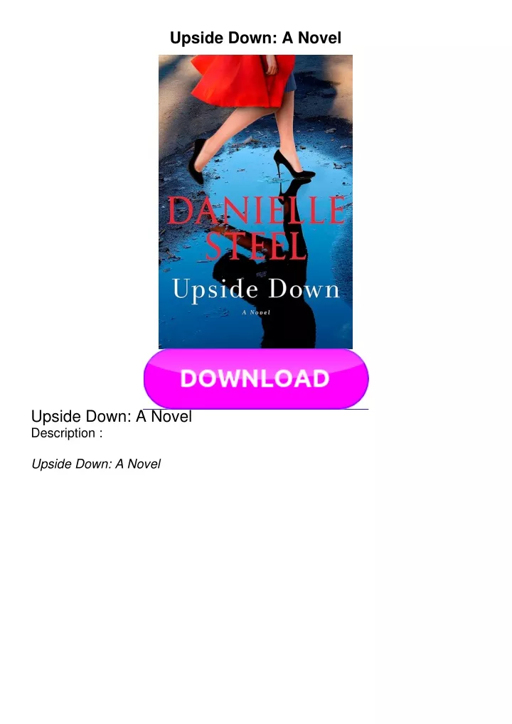 upside down a novel