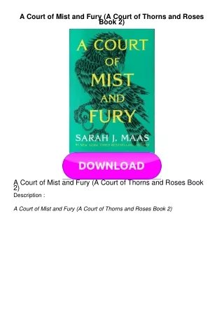 PDF BOOK A Court of Mist and Fury (A Court of Thorns and Roses Book 2)