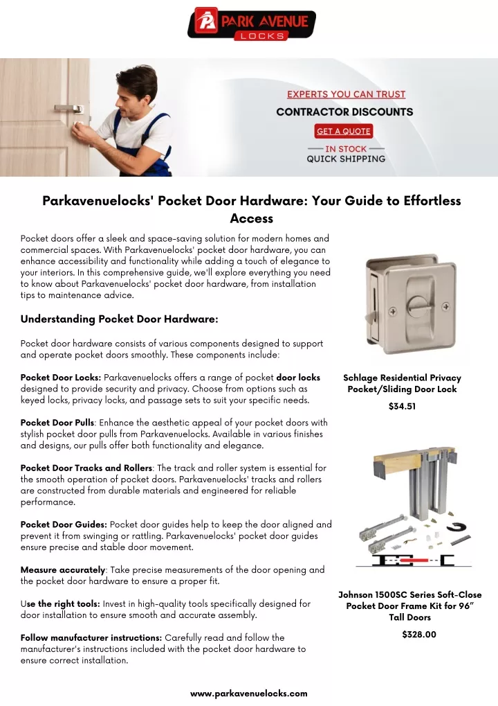 parkavenuelocks pocket door hardware your guide
