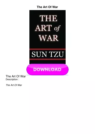 EPUB The Art Of War