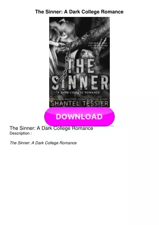 EPUB The Sinner: A Dark College Romance