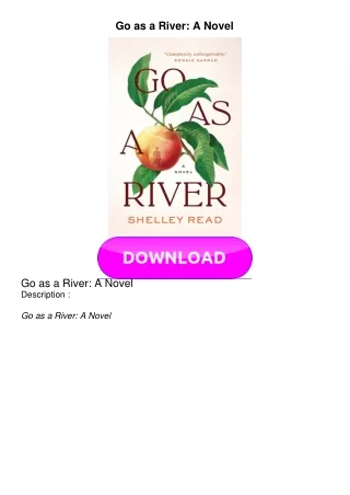 KINDLE Go as a River: A Novel