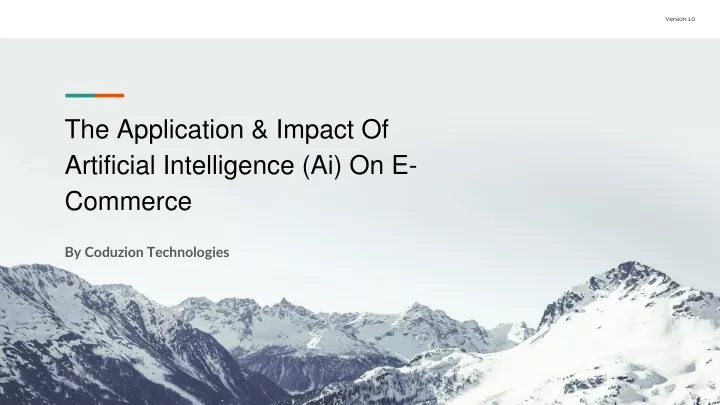 the application impact of artificial intelligence ai on e commerce