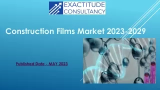 Construction Films Market 2023-2029
