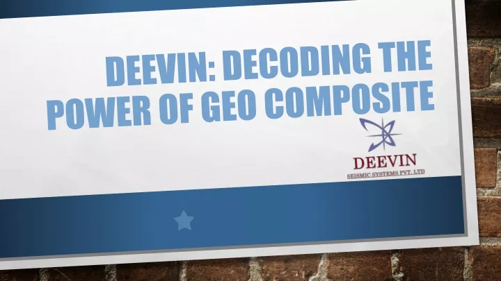 deevin decoding the power of geo composite