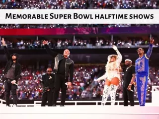 Memorable Super Bowl halftime shows