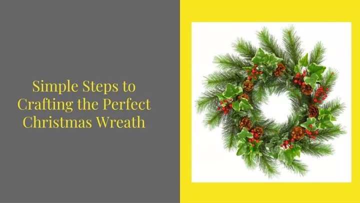 simple steps to crafting the perfect christmas
