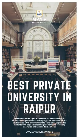 Best Private University in Raipur