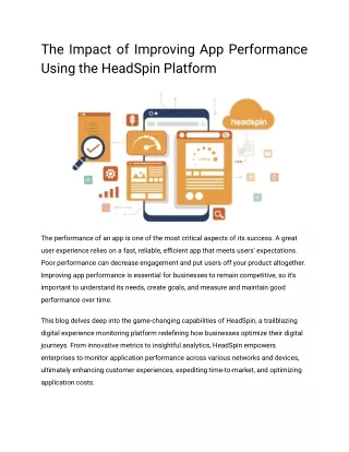 the impact of improving app performance using