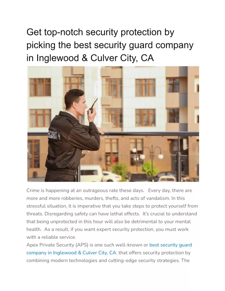 get top notch security protection by picking