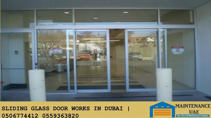 sliding glass door works in dubai 0506774412