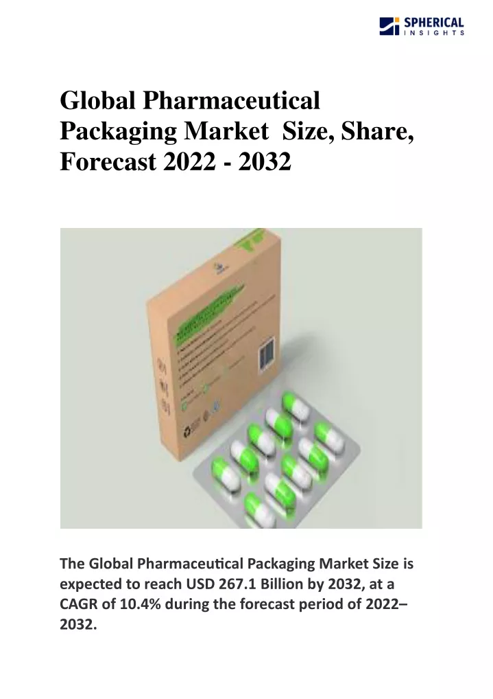 global pharmaceutical packaging market size share