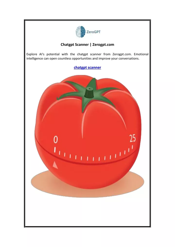 chatgpt scanner zerogpt com