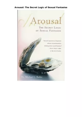 download✔ Arousal: The Secret Logic of Sexual Fantasies