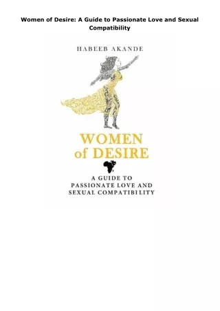 download❤pdf Women of Desire: A Guide to Passionate Love and Sexual Compatibility