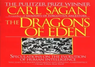✔ PDF BOOK DOWNLOAD ❤ The Dragons of Eden: Speculations on the Evolution of Human Intellig