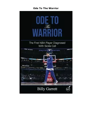 pdf✔download Ode To The Warrior