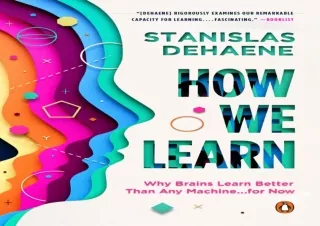 DOWNLOAD ⚡ PDF ⚡ How We Learn: Why Brains Learn Better Than Any Machine . . . for Now andr