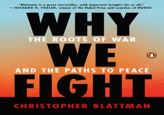 READ [PDF] Why We Fight: The Roots of War and the Paths to Peace free