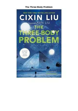 PDF✔️Download❤️ The Three-Body Problem