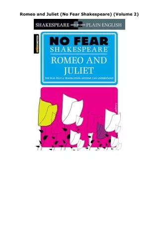 ❤pdf Romeo and Juliet (No Fear Shakespeare) (Volume 2)