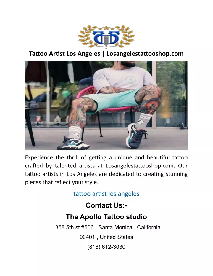 tattoo artist los angeles losangelestattooshop com