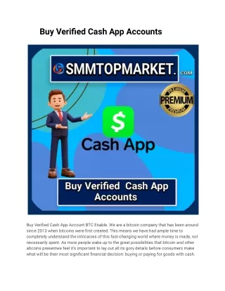 Buy Verified Cash App Accounts