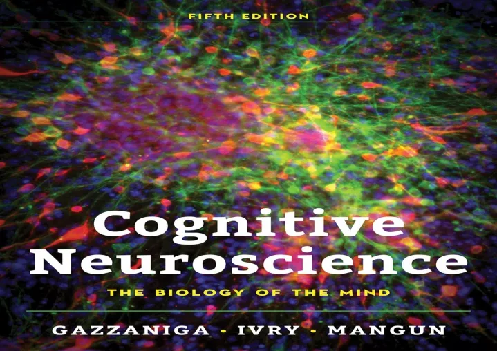 cognitive neuroscience the biology of the mind