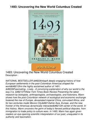 $PDF$/READ 1493: Uncovering the New World Columbus Created