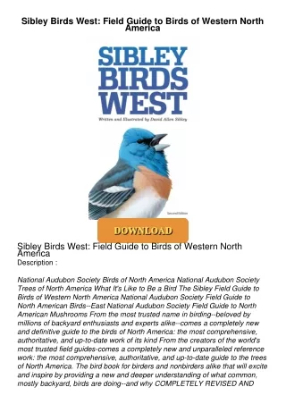 $PDF$/READ Sibley Birds West: Field Guide to Birds of Western North America