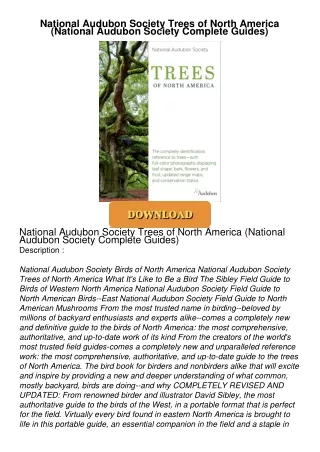 ❤Book⚡[PDF]✔ National Audubon Society Trees of North America (National Audubon Society