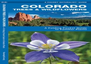 ⭐ PDF KINDLE DOWNLOAD ❤ Colorado Trees & Wildflowers: A Folding Pocket Guide to Familiar P